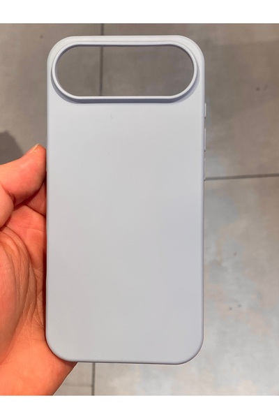 Mee.co غطاء سيليكون متوافق مع آيفون 17 إير، ممتص للصدمات، مبطن بالمخمل من الداخل