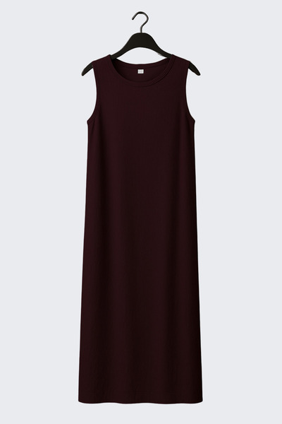 AYA فستان عباية عنابي