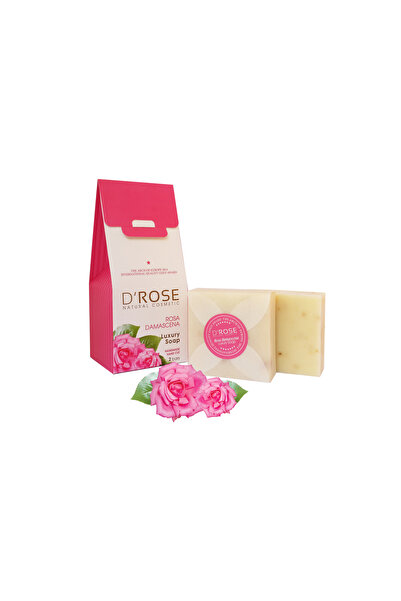 D'Rose Natural Cosmetic صابون الورد الإسبرطي الطبيعي العشبي 2×100 جرام - صابو...