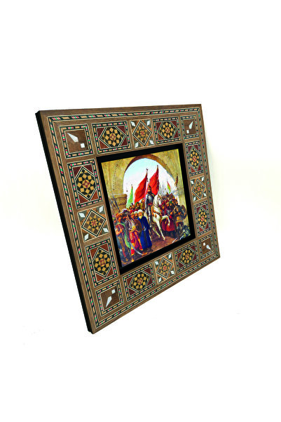 Sadrazam Painting of the Entry of Sultan Mehmet into Istanbul B Printed Mdf L.Sdf Painting 20cm X 20cm |   1G-Fth1