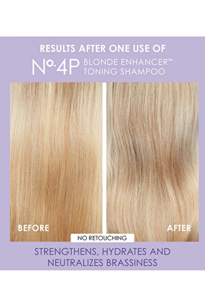 Olaplex Σετ τόνωσης Blonde Enhancer - Σαμπουάν 250ml + Conditioner 250ml