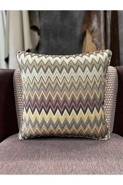 Fabricland Față de pernă din seria Chevron țesută - Miss106 - Dimensiune 43x43