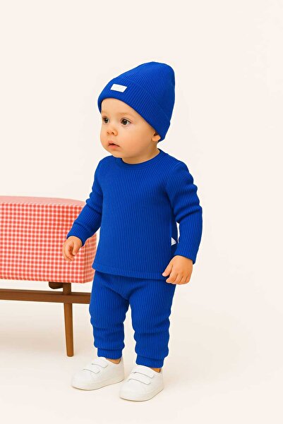 ESLA KİDS Baby Hat and Double Set