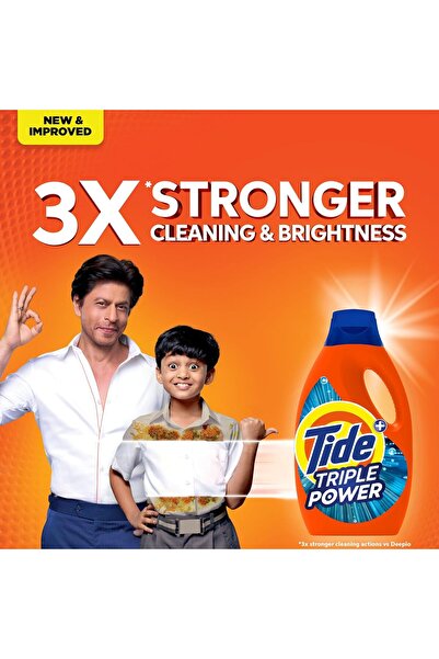 Tide Triple Power Original Liquid Detergent, 4L