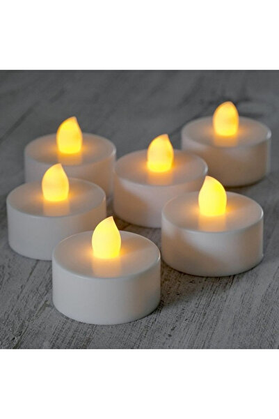 Root Made Dekoratif 1 Adet Ledli ve Pilli Tealight Mum Pil Dahil