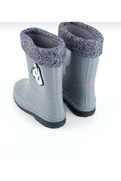 Lion Winter Children's Waterproof Rain Boots with Warm Lining Inside