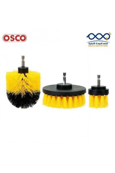 Osco 3-Piece Coarse Drill Cleaning Brush Set