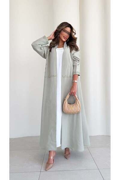 AYA mwt346-Abaya-Light-Green