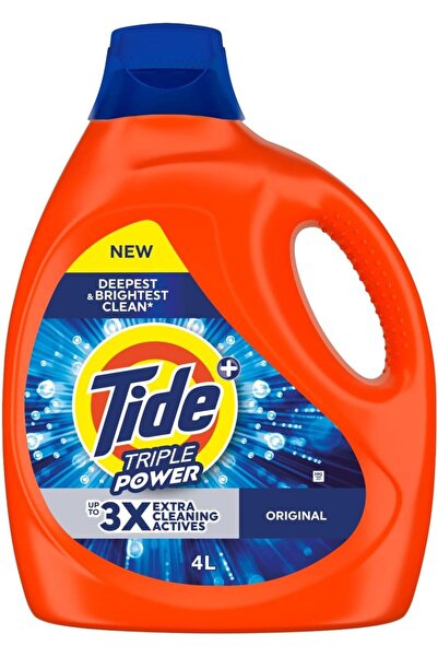 Tide Triple Power Original Liquid Detergent, 4L