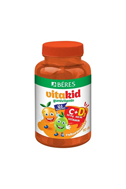 Béres Vitamine gumate C + D3 Beres Vitakid 90 buc