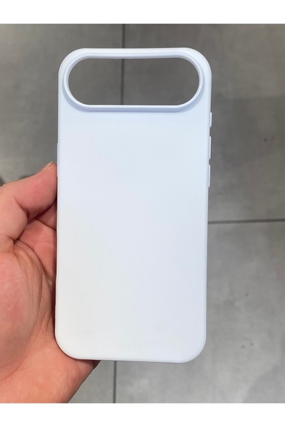 Mee.co غطاء سيليكون متوافق مع آيفون 17 إير، ممتص للصدمات، مبطن بالمخمل من الداخل