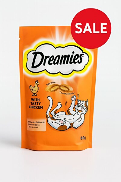 Dreamies Kedi Ödül Maması Tavuklu 60 gr x 2 Adet