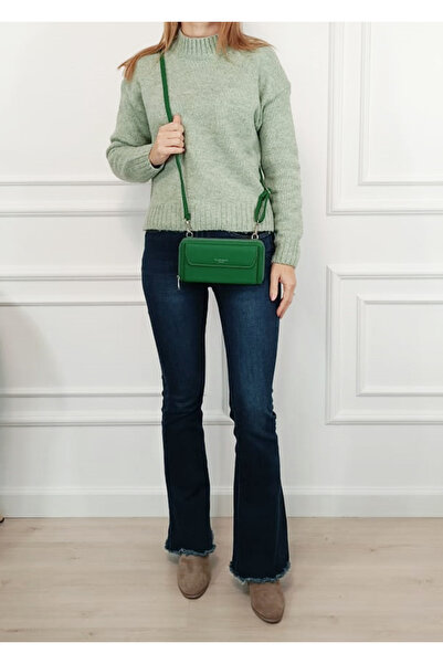 Flora&Co Paris Green wallet and phone holder B-H6017 07