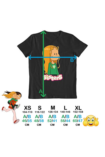 OEM Kids Boys T-Shirt The Sisters Marine Cartoons