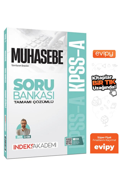 İndeks Akademi Sinan Öztürk|2026 KPSS A Grubu Muhasebe Soru Bankası Çözümlü A...