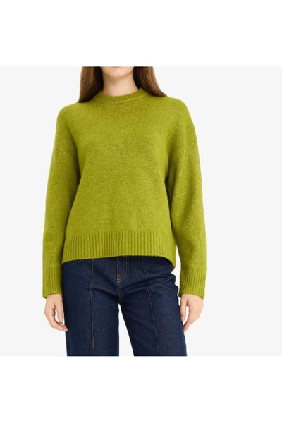 Vaniza Standard Size Plain Green Sweater