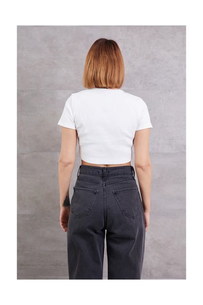 Generic Brand Corded Crop Bodysuit