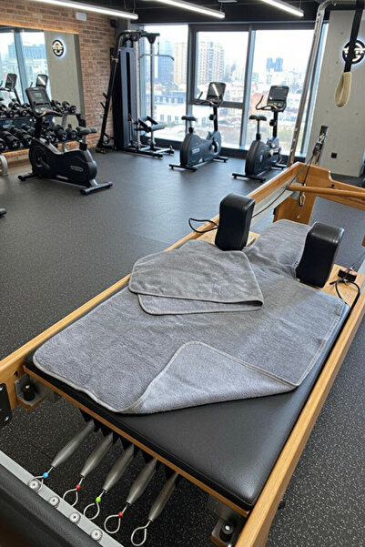 HRN Textile Reformer Yoga Havlusu & 30x90 Sporcu Havlusu Seti – Kaymaz, Hızlı...