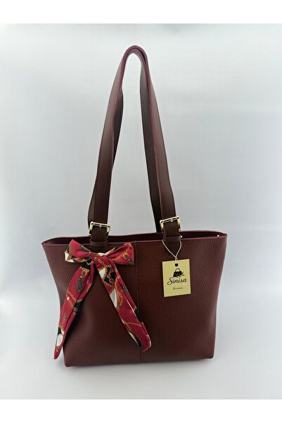 SİNİSA BAG Women's Scarf Detailed Hand and Shoulder Bag