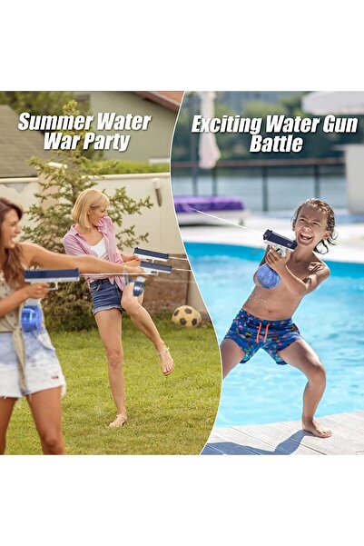 ALEYHA Electric Water Gun — 32 ft Range, Automatic, 434cc Capacity