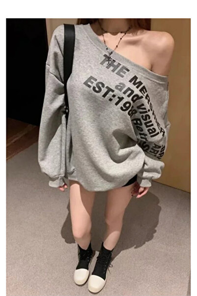 Köstebek The Mershier Off-Shoulder Sweatshirt