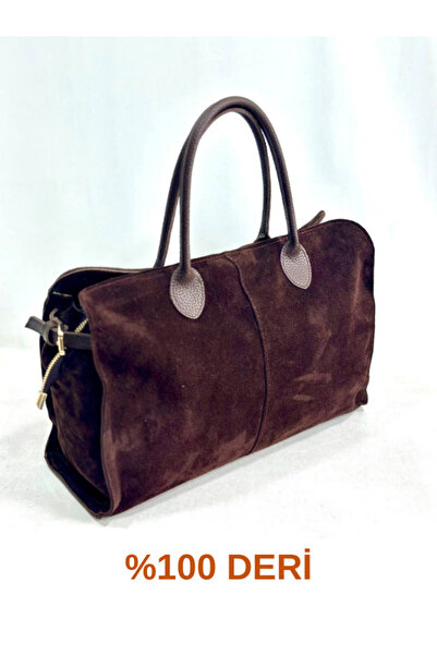 modvina Genuine Suede Leather Premium Quality Bitter Brown Shoulder Bag