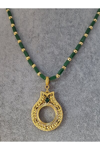 NETİCE ÖYLEK Zircon Stone Tulip Model Choker Necklace