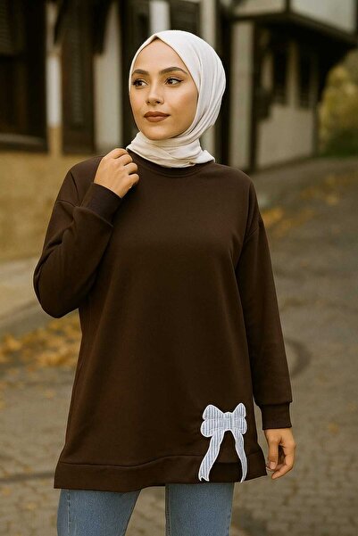 ECK MODA Women's Long Sleeve Crew Neck Sweatshirt