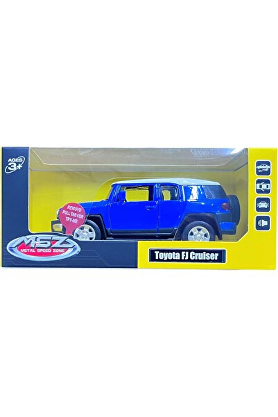 MSZ Toyota FJ Cruiser Die-Cast 1:32 Pull Back with Lights & Sounds (Blue)