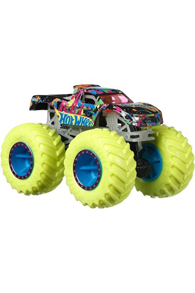 mattel Hot Wheels Monster Trucks Glow in the Dark 1:64 Scale Toy Trucks