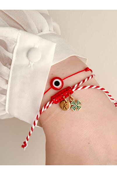 CHARMLUCKY Green Clover Charm Marteni̇çka