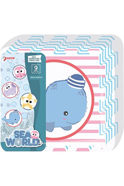 Sunta Sea World Puzzle Mat 9-Pieces, Multicolor