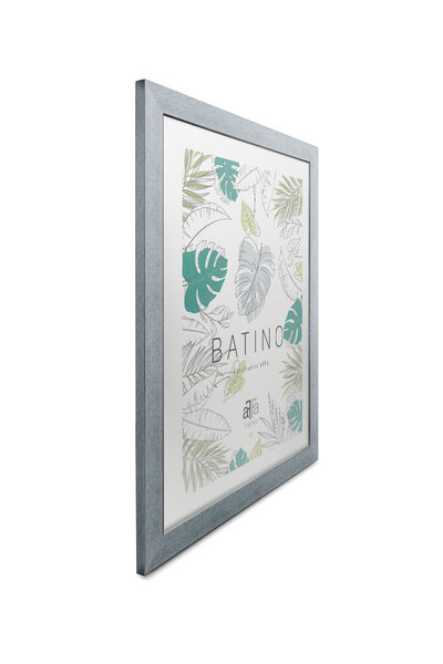 affa Photo frame, picture frame 40x60 cm, frame for posters, signs or decorative objects Batino, silver