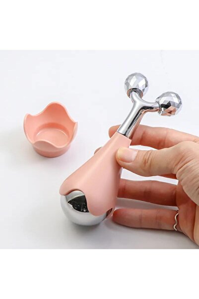 Naturachi Face Yoga Gua Sha Masaj facial Glob de gheață Face Roller Model 1