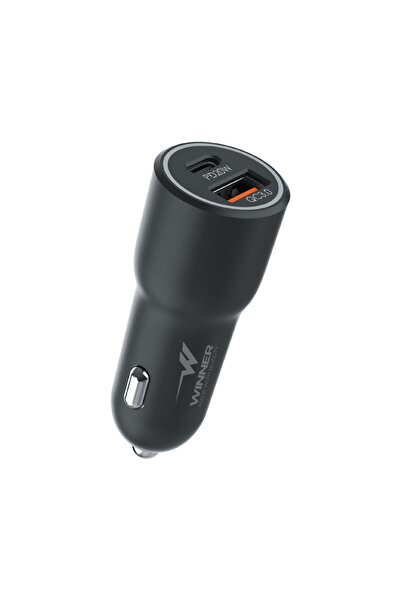 WINNER wireless car charger 38W (USB + Type-C)