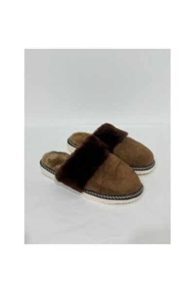 PFA CIOCARLAN ELENA Παντόφλες από γούνα και γνήσιο δέρμα (σαγιονάρες) 35 EU