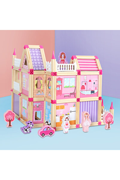 Picodino Princess House 3D Wooden Assembly Game