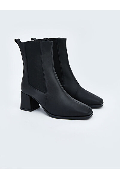 LC Waikiki LCW STEPS Leather Look Heeled Women's Boots