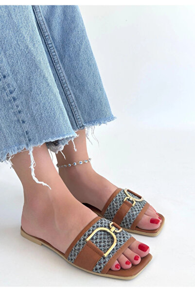 ALFA AKSESUAR 03 Pier Tan Skin Slippers