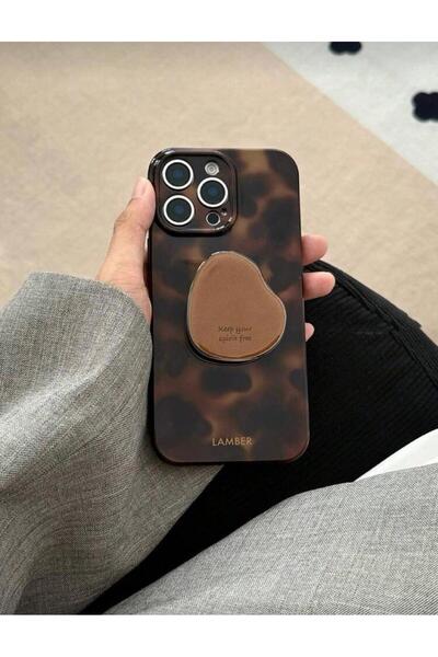 Burroe Atalier iPhone 13Promax Retro Amber Patterned Coffee Bean Holder Phone Case with Bracket