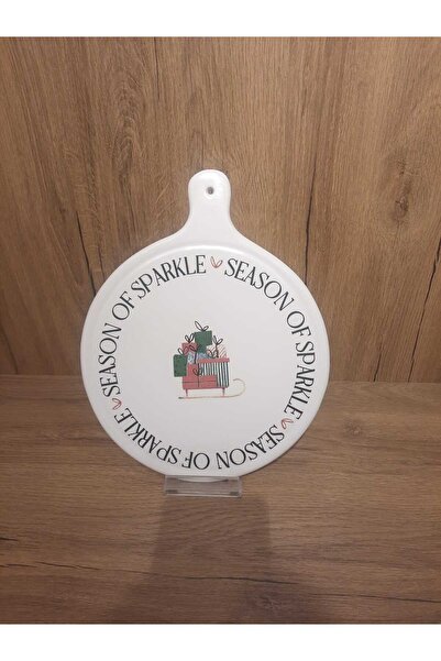 Keramika Cheese Presentation Plate 26 cm New Year's / New Year / New Year