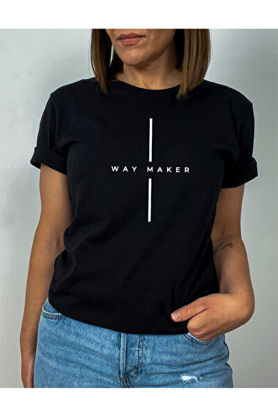 DD Secret Tricou dama oversize din bumbac 100% cu imprimeu WAYMAKER