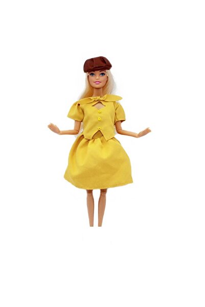 Takumi Doll clothing set, skirt, blouse and hat, Yellow, Beverly, +3 years
