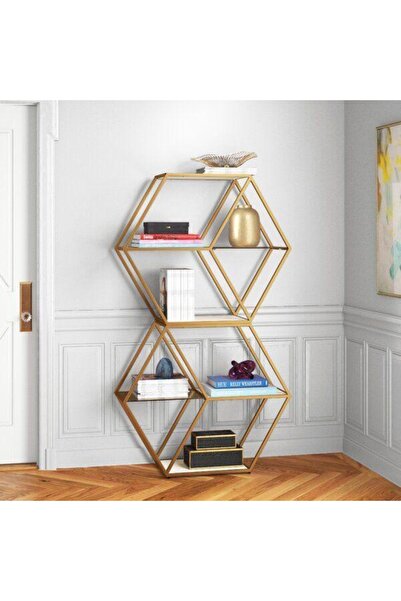 Generic Modern gold art display shelf
