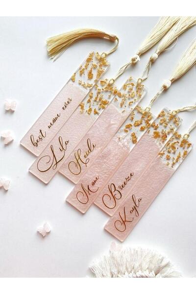 Sultan Tasarım Kişiye Özel Epoksi Hediyelik Kitap Ayracı 1 Adet