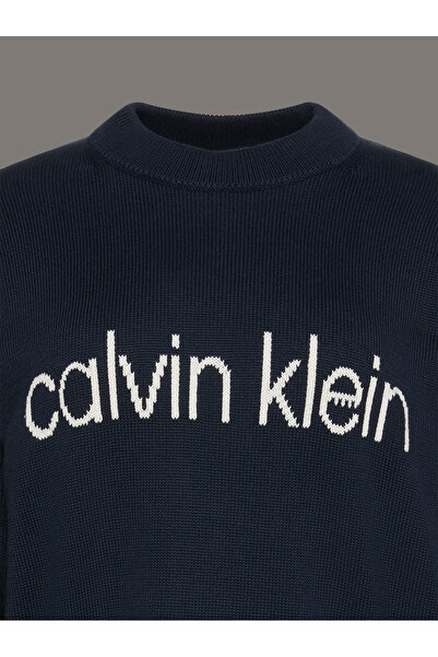 Calvin Klein Cotton Knit Logo Jumper