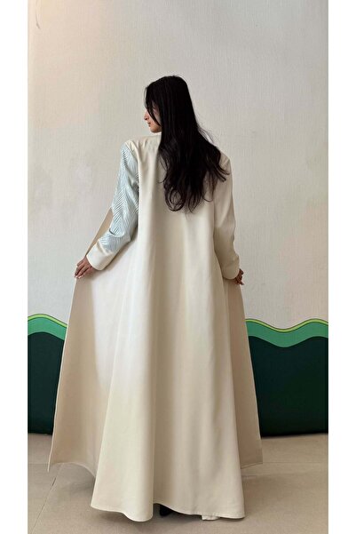 AYA mw1726-Abaya-Blazer-with-Jacquard-Tailor