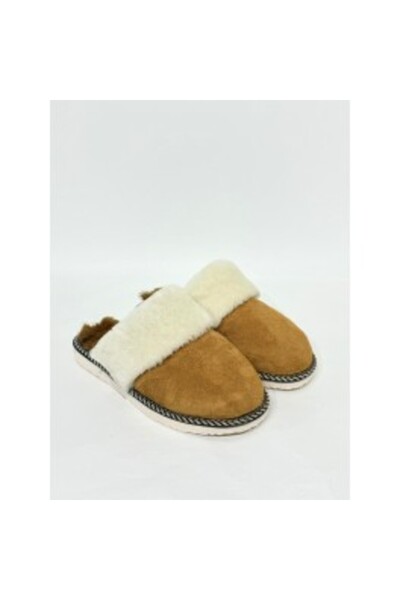 PFA CIOCARLAN ELENA Παντόφλες από γούνα και γνήσιο δέρμα (σαγιονάρες) 35 EU