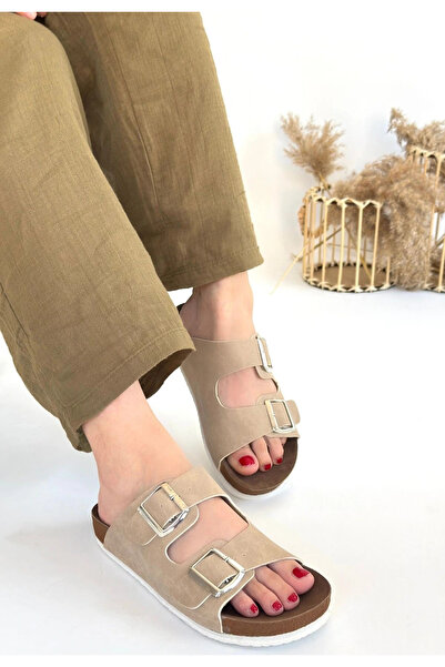 ALFA AKSESUAR 03 Rıno Ten Nubuck Slippers