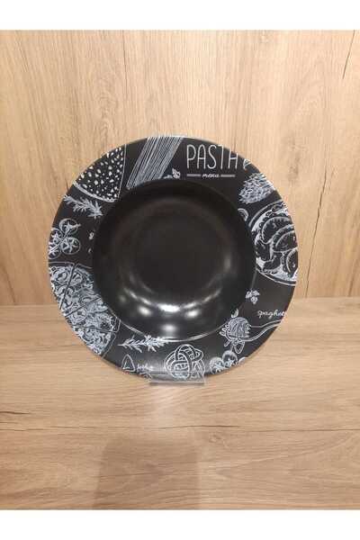 Keramika Macarna Plate 26 cm Digital Printing Mat